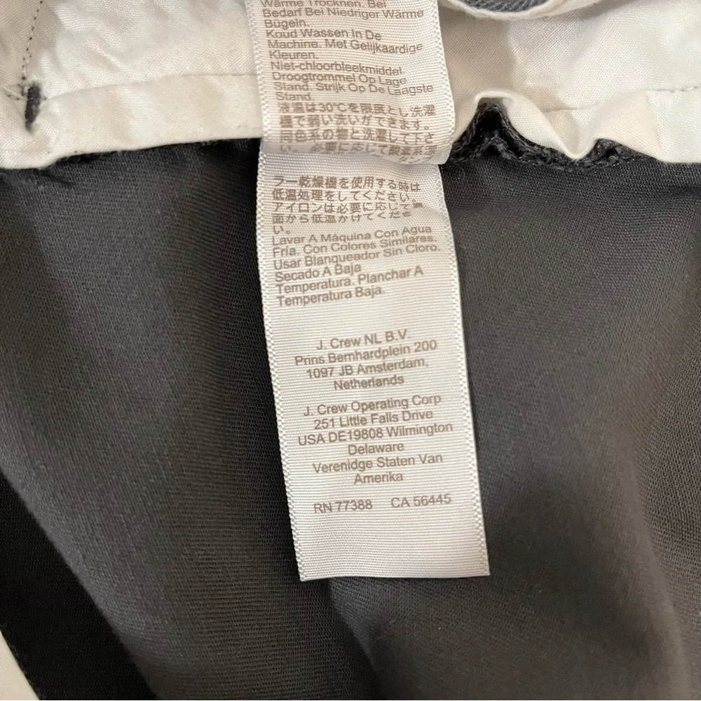 J. Crew Factory Flex Slim Men's Dark Gray Chinos Pants W34 L34